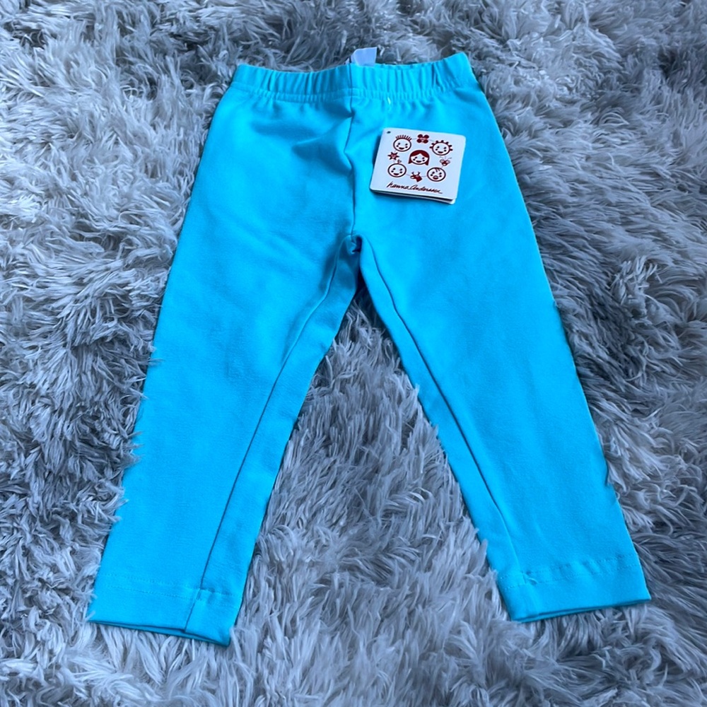 Hanna Anderson Blue Leggings NWT size 80
